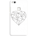 Etui na telefon Huawei P10 Lite Serce Geometryczne