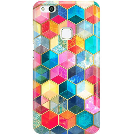 Etui na telefon Huawei P10 Lite Tęczowe Kryształki