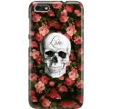 Etui na telefon Huawei P9 Lite Mini Róże Czaszka