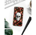 Etui na telefon Huawei P9 Lite Mini Róże Czaszka