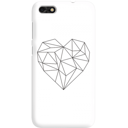 Etui na telefon Huawei P9 Lite Mini Serce Geometryczne