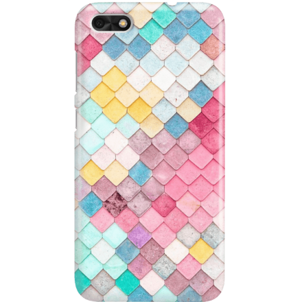Etui na telefon Huawei P9 Lite Mini Tęczowa Łuska