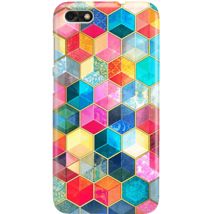 Etui na telefon Huawei P9 Lite Mini Tęczowe Kryształki